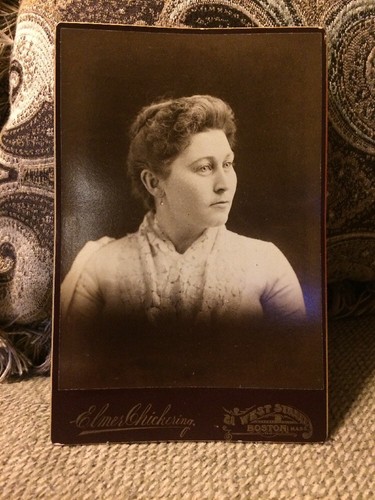 Vintage cabinet card - cabinet,
